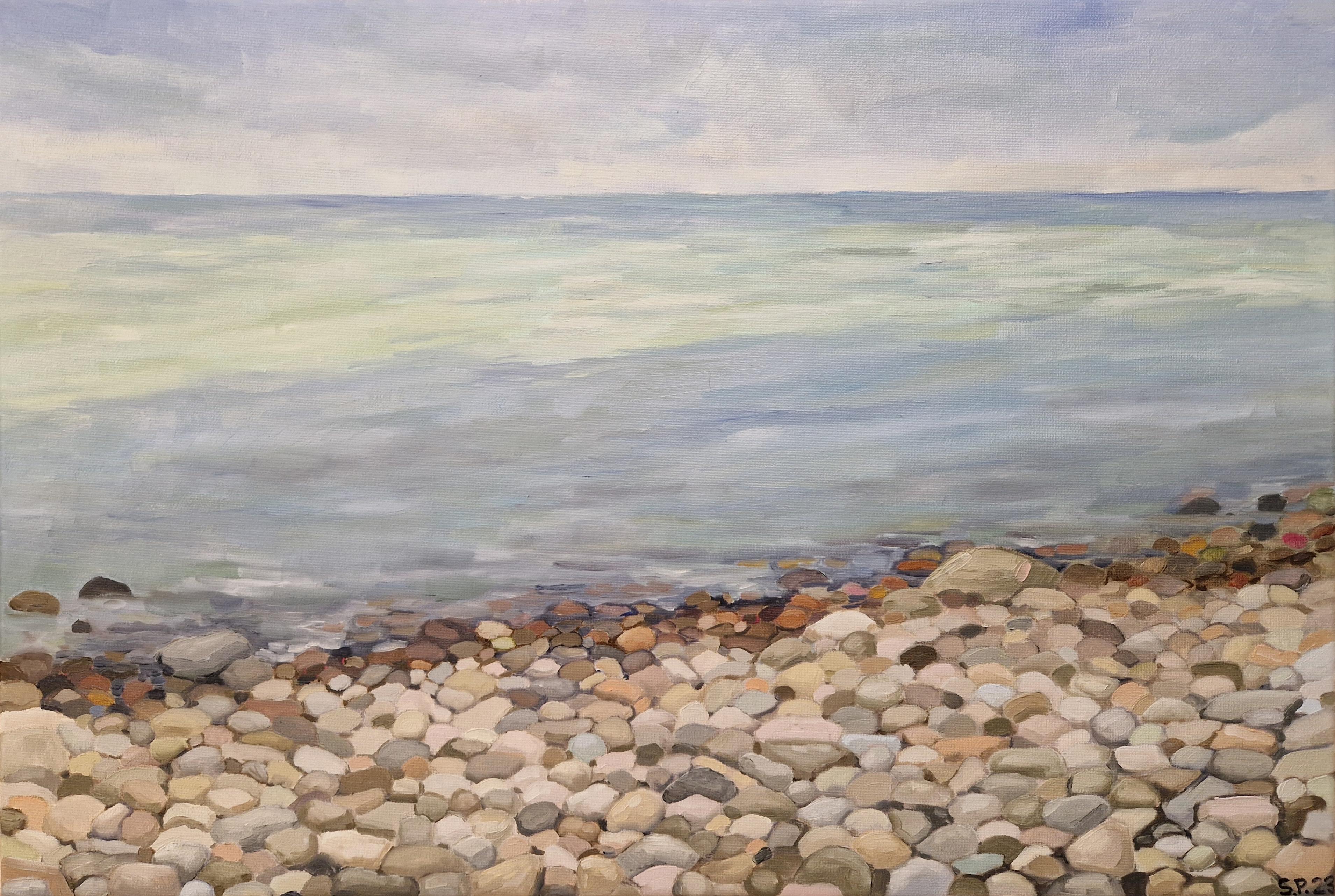 The painting 'Steinstrand'.